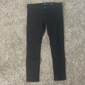 Black Hollister Low-Rise Jean Legging